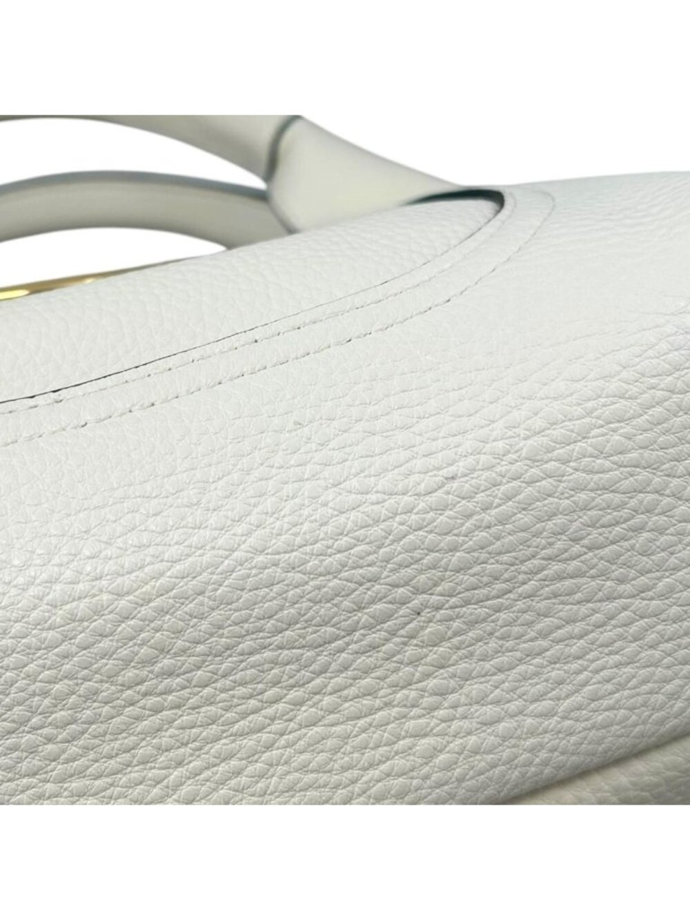 Gucci Handbag Soft Bit Leather White Gold - Picture 9 of 15